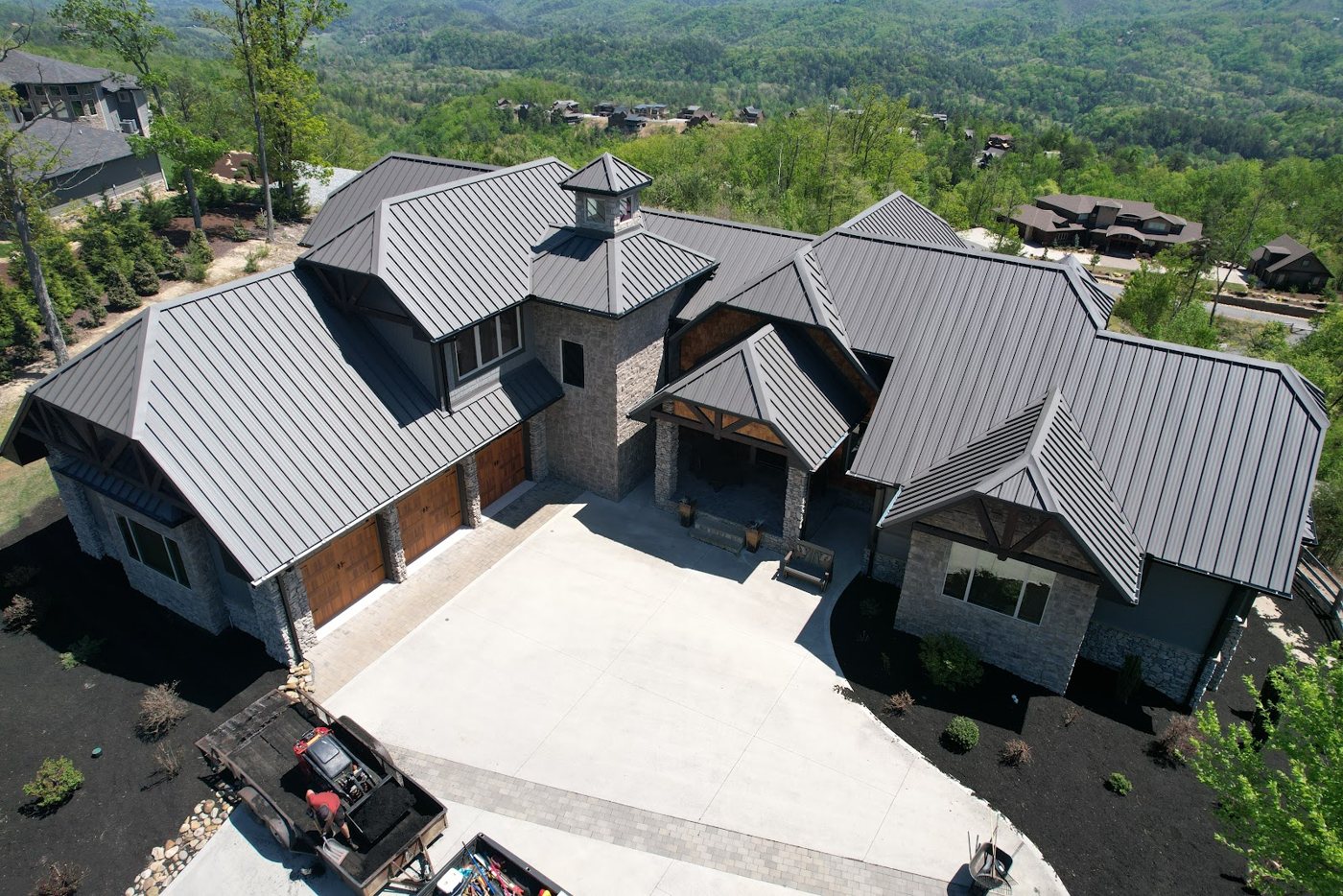Open-plan home interior with a flawless finish